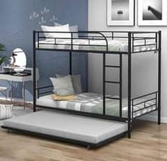 Triple story Metal Strong Bunk beds Available.