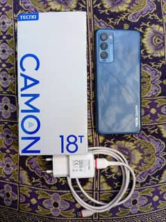 Tecno Camon 18T 6/128 Full Box whatsApp and phone number 03041044175