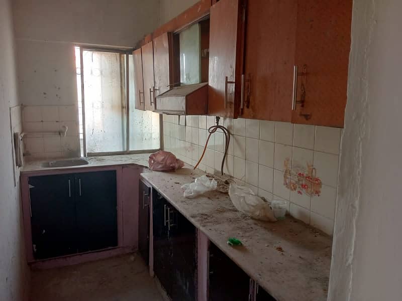 Urgent Sale Lease Flat 2 Beds DD With Roof in Simon View Block 19 Gulistan e Jauhar Only 39 Lac 1