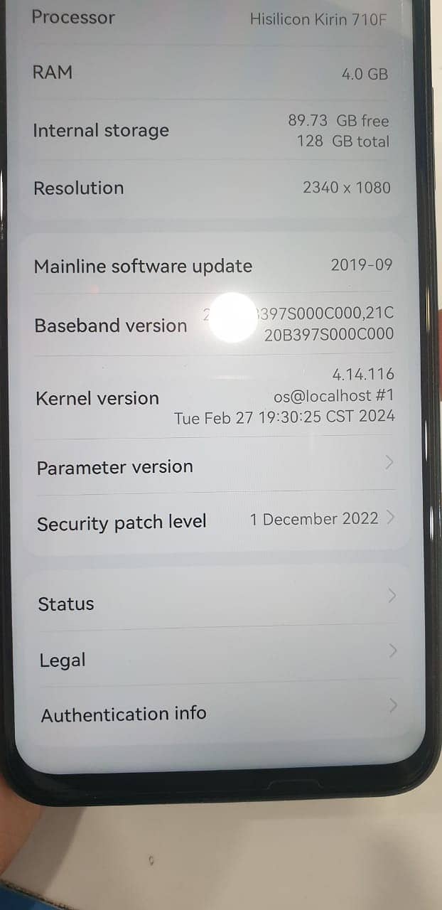 huawei y9 prime 4/128 3