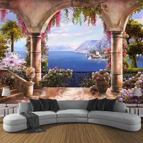 Pvc Wallpaper- 3D wallpaper-Customise wallpaper - Wall flex-Wall paper 8
