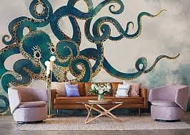 Pvc Wallpaper- 3D wallpaper-Customise wallpaper - Wall flex-Wall paper 13
