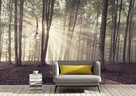 Pvc Wallpaper- 3D wallpaper-Customise wallpaper - Wall flex-Wall paper 19