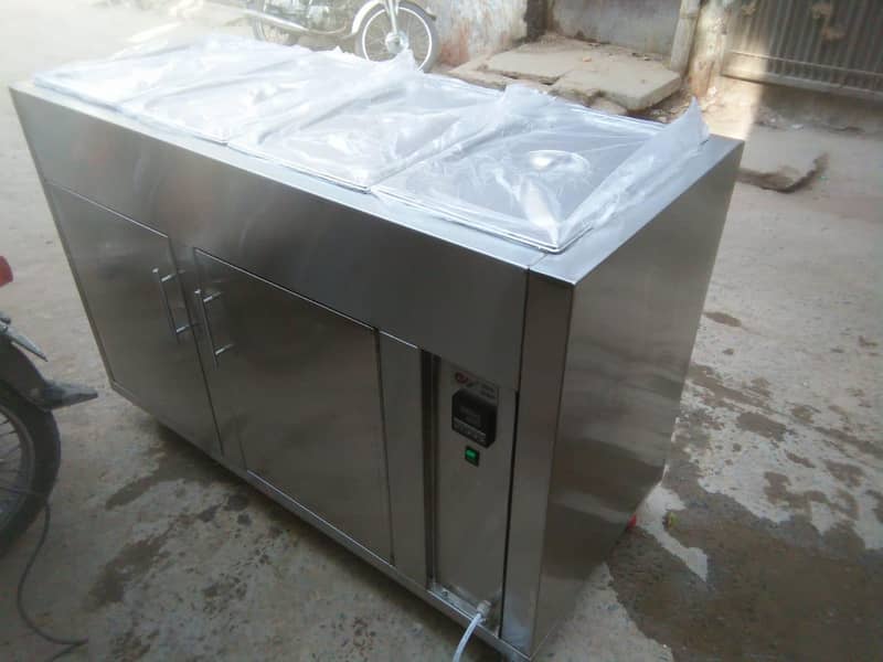 Fryer , Storage , Shawarma , Hot plate , Qeema machine , Kitchen Item 3