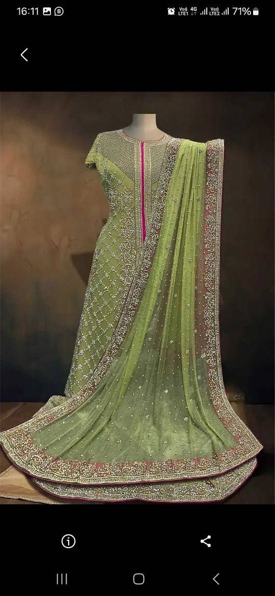 Bridal Dress | Wedding Dress | Bridal Dress | walima Dress | Mexi 0