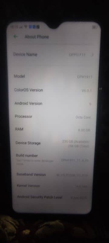 Oppo F11 h 8/256 2