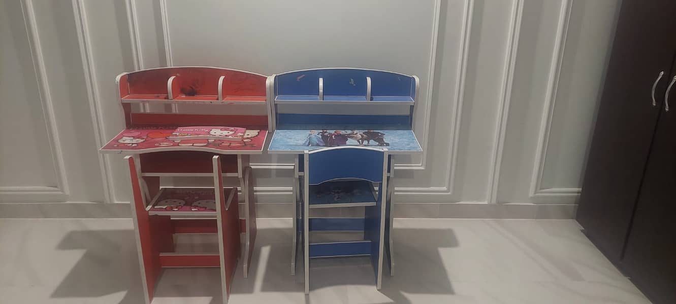 Kids Furniture ( Single Bed, Study Table, Wardrobes) 3