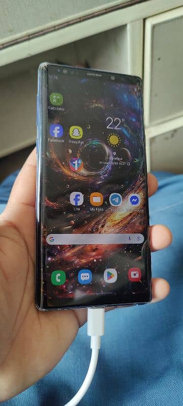 Samsung Galaxy note 9 dual sim pta approved with box 6/128 1