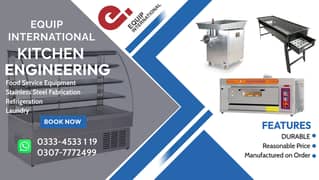 Fryer / counters / chiller / Hot plate / Qeema machine / Kitchen Item