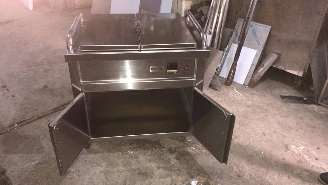 Fryer , Storage , Shawarma , Hot plate , Qeema machine , Kitchen Item 13