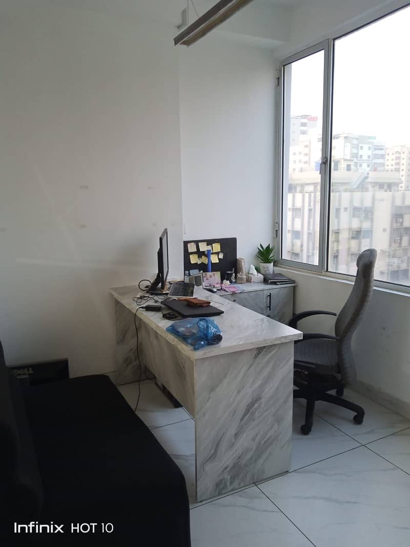 600 Sq Feets Office Available In Rent At Highrise Building Khalid Bin Walid Road 3