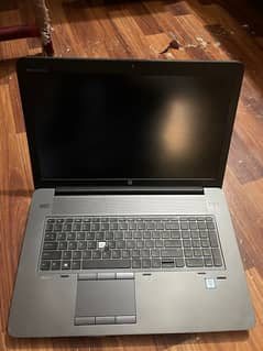 Hp Zbook i7 6 gen 17 Inch 4gb graphic  All ok