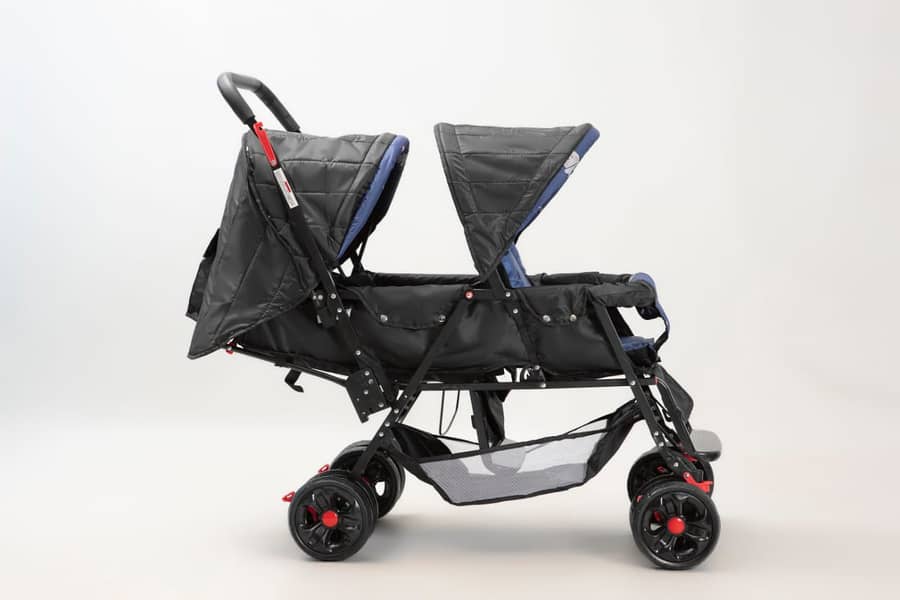 Baby Pram | Kids strollers | Baby Pushing walker | Double | Twins pram 11
