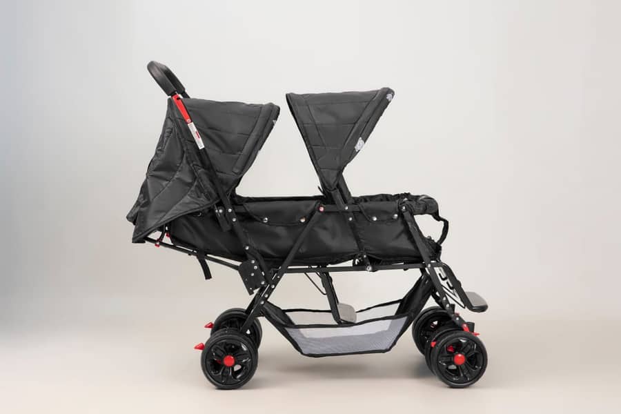 Baby Pram | Kids strollers | Baby Pushing walker | Double | Twins pram 15
