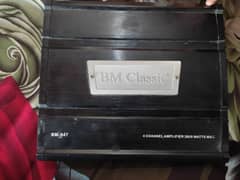 BM classic woofer amplifier