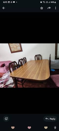 8 chairs with solid wood dining table | pure wood dining | six chairs