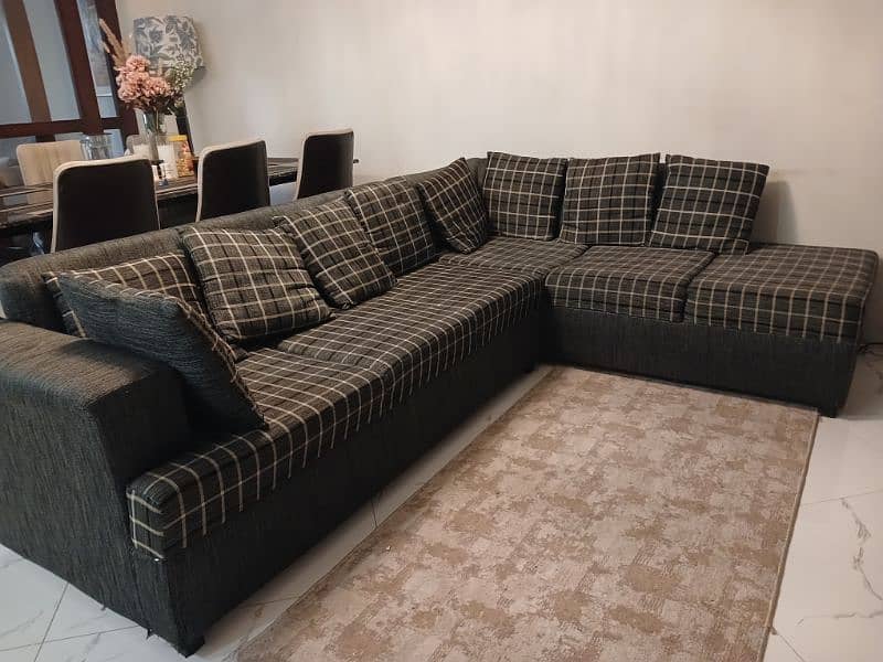 L-shaped sofa 7 seater 0