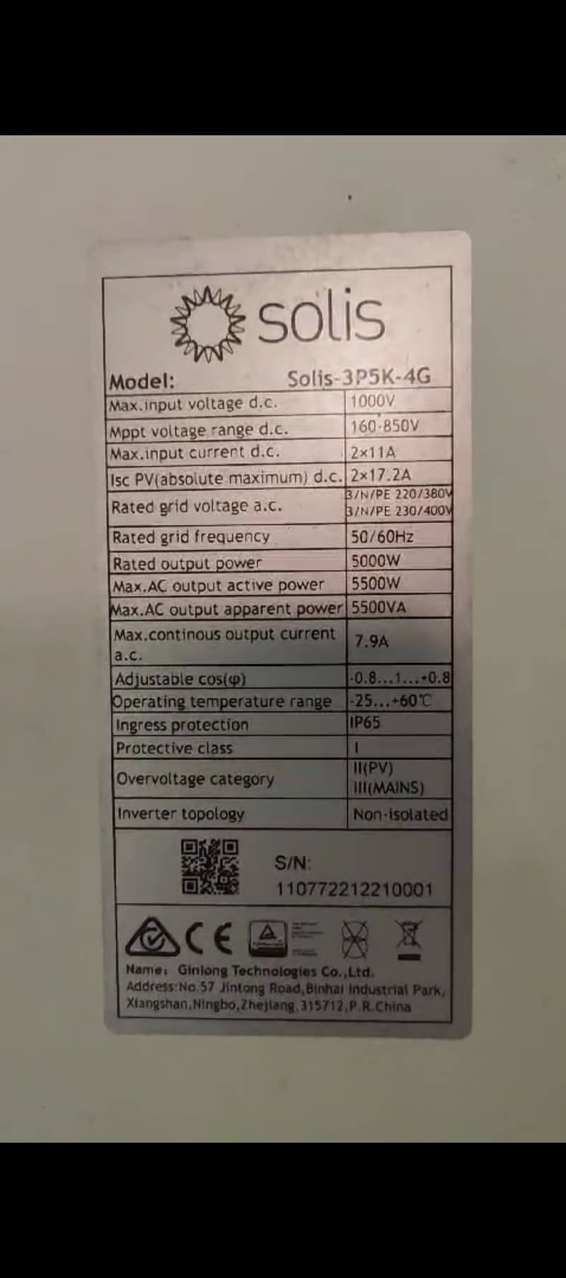 Solis 5kw 1