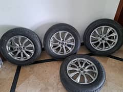 Alloy rims tyre set 16": for sale