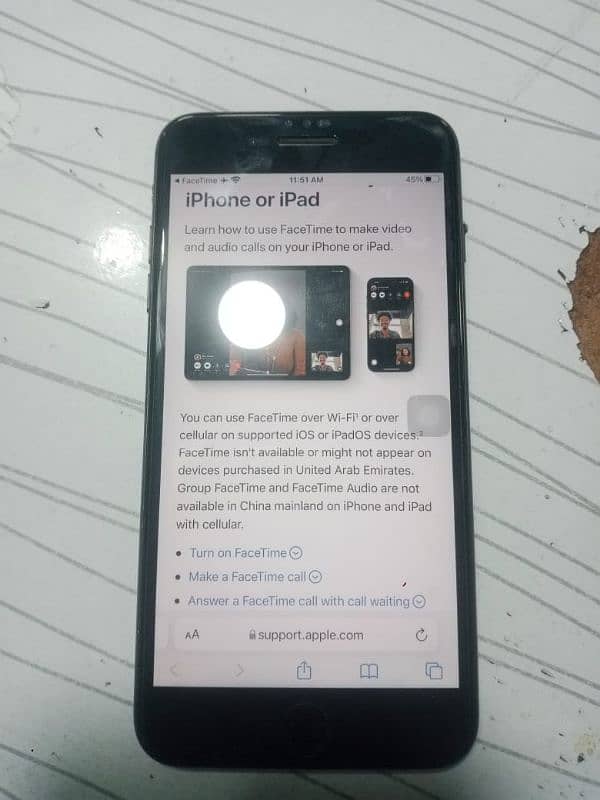 I phone 7 plus All ok condition AP photo me deakh sakte hai 10by10 2