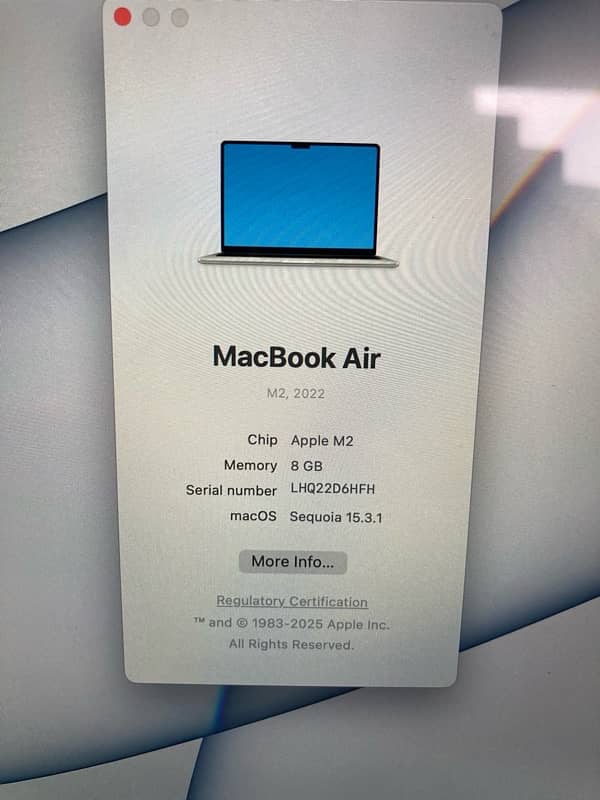 Apple Macbook Air M2 Brand new conditon 3