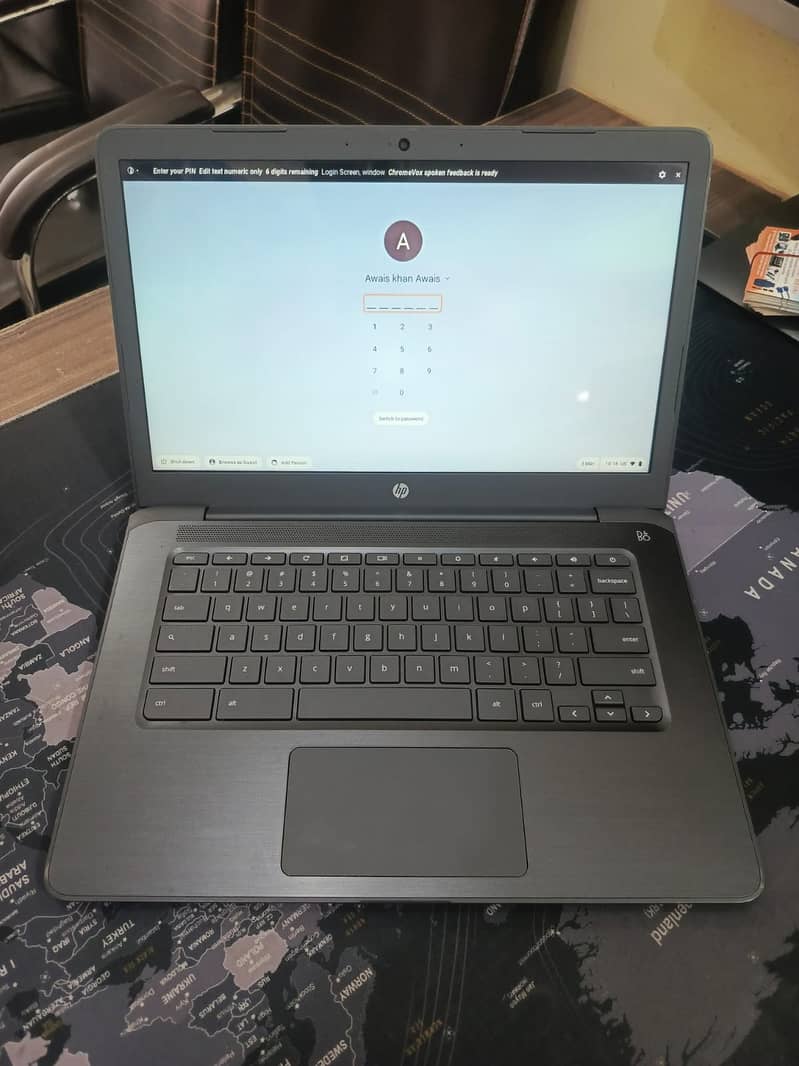 HP Chroombook 14 Google Chrome 4GB Ram 32GB SSD Touch Screen Tupe C 12