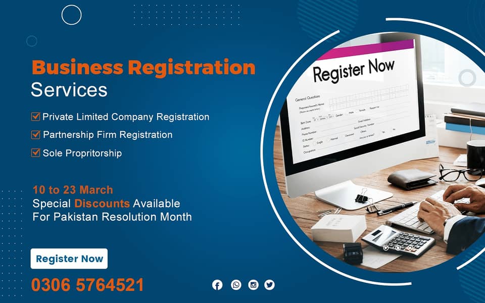 NTN Reg,SECP,Income Tax, GST,tax consultant, USA LLC Reg, FBR,Firm Reg 4