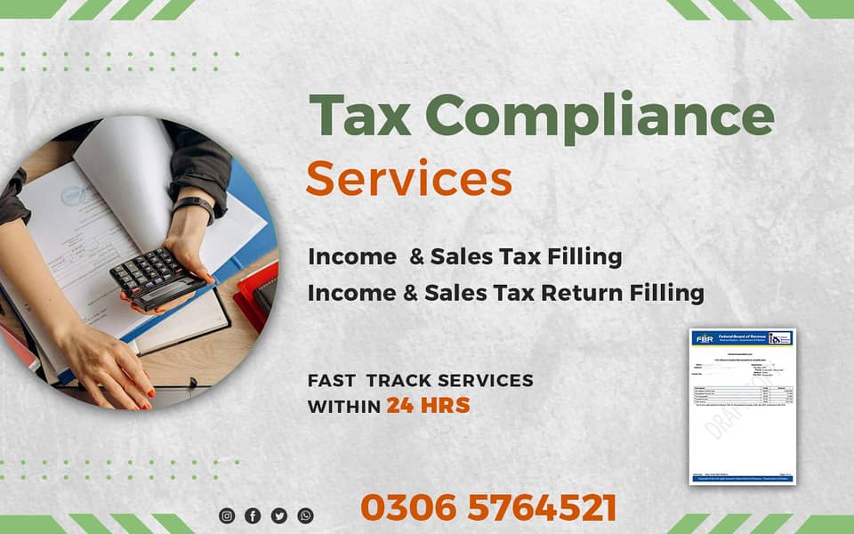 NTN Reg,SECP,Income Tax, GST,tax consultant, USA LLC Reg, FBR,Firm Reg 8