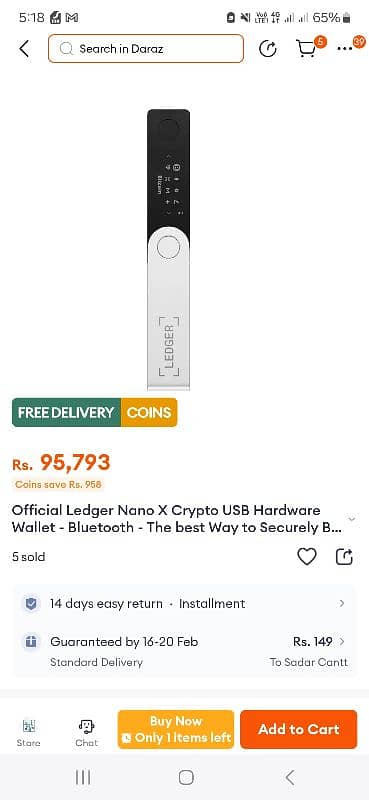 Ledger Nano x 5