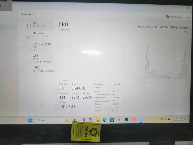 HP Spectre Series Core i5 8th Gen 2
