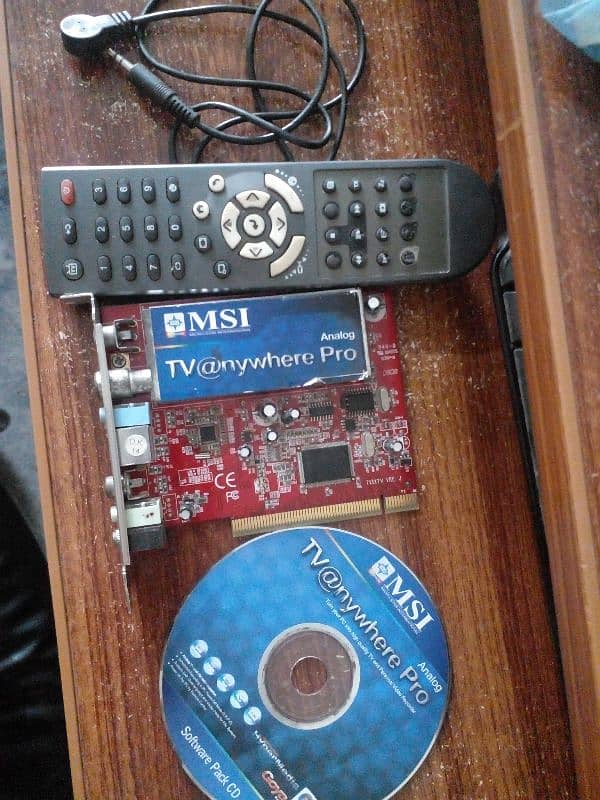 MSI @nywhere Tv Card Tv Tuner 1