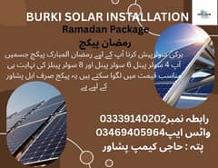 Burki Solar Installation Peshawar