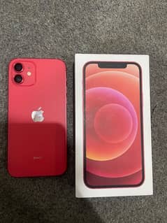 IPhone 12 Non PTA 64gb 10/10 condition red color with box pack