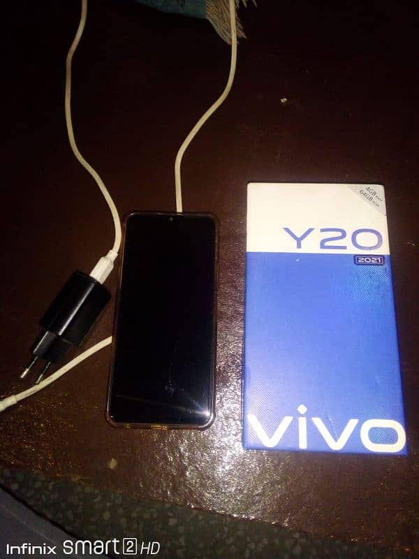 vivo y20 all ok pta approved 4ram 64 gb memory complete box 1