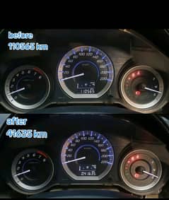 honda city meter reverse