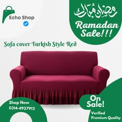 Sofa Cover Turkish Style Fitted 5 seater ( 3+1+1) Mesh Fabric Turkish