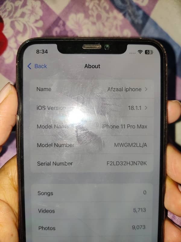 Iphone 11 pro max 256gb JV 3