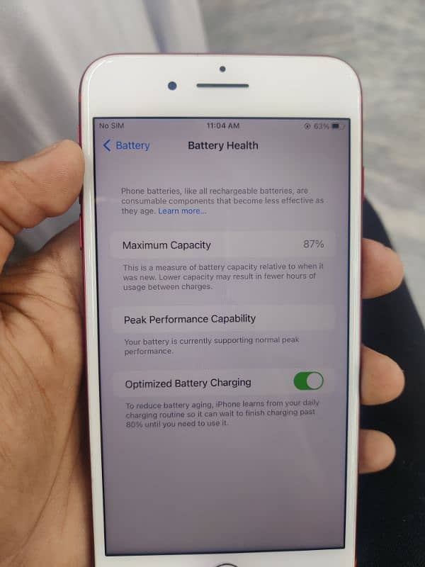 iphone 7plus 128gb non pta bettary 87% 10by9 all ok 7