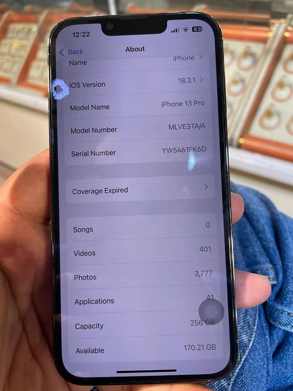 iPhone 13 Pro PTA approved 256gb 4