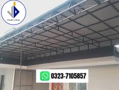 Canopy ( Gazzebo) / car parking shed/ fiberglass work / fiber sheet