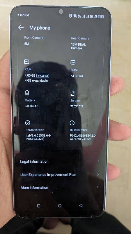 Itel P40 4/64 approved 10/10 condition 5