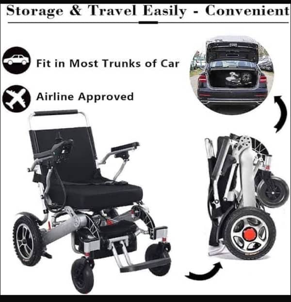 Electric Wheelchair | Foldable | Battery Powered | Smart & Portable 2
