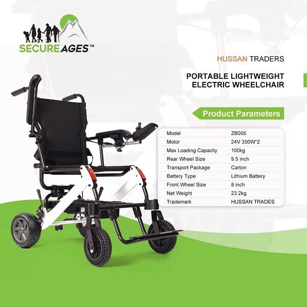 Electric Wheelchair | Foldable | Battery Powered | Smart & Portable 10
