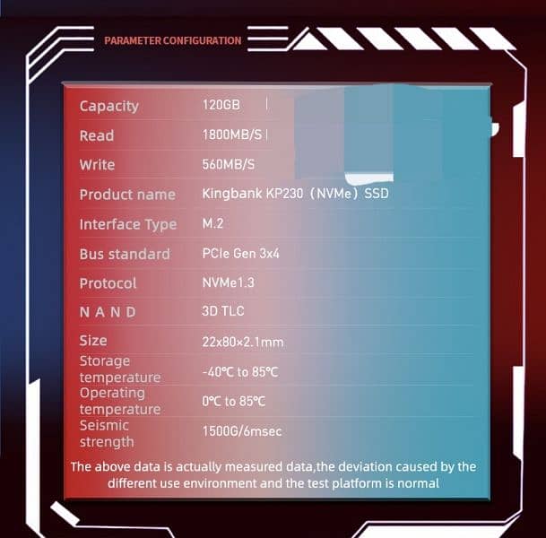 120GB M2 NVMe (Exchange with 2.5 inch HDD) (Price is final) 1