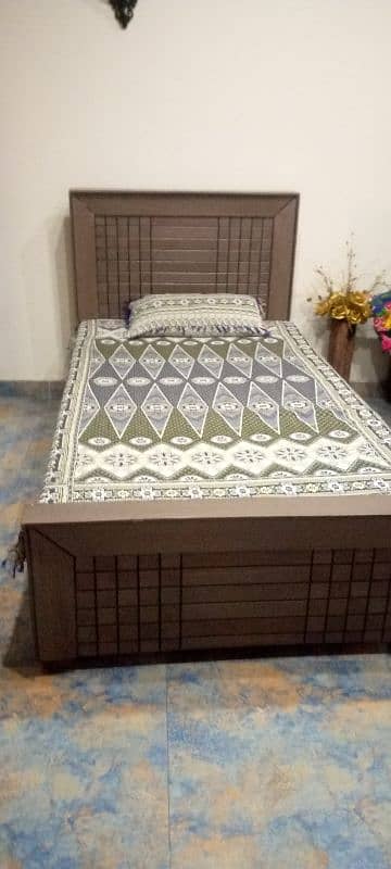 single bed brown colour 1