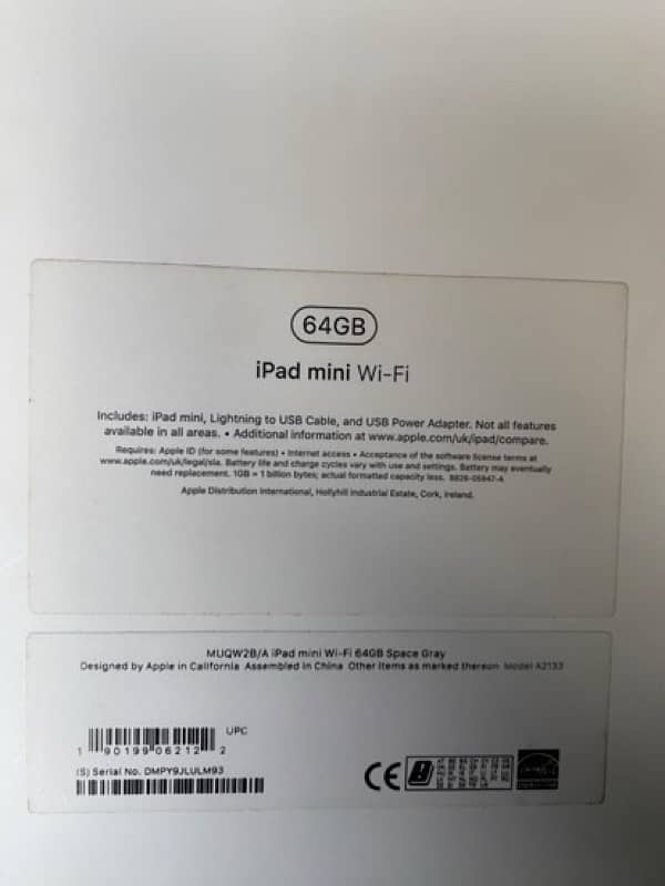 i pad mini 5 64 gb with box all ok 2