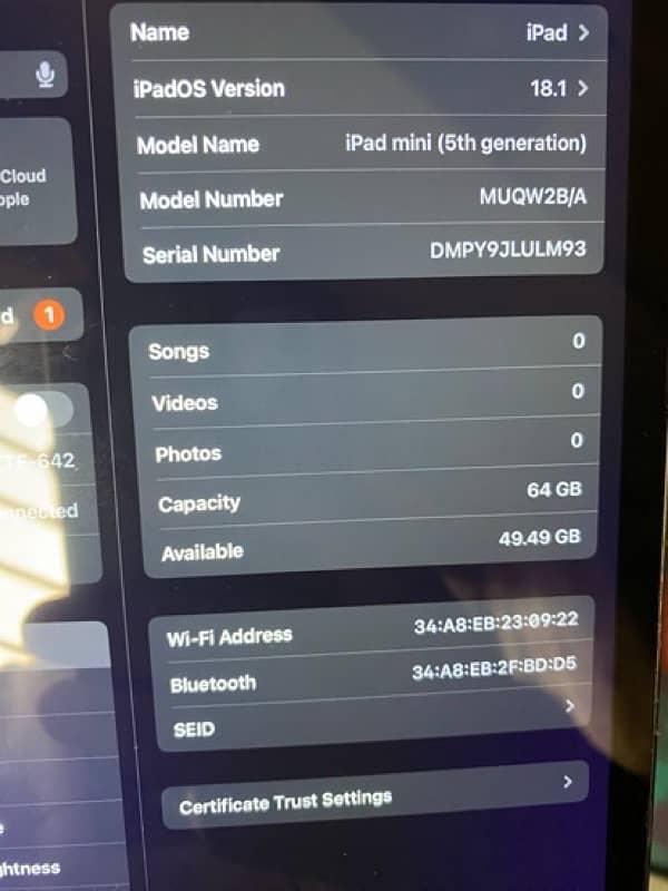 i pad mini 5 64 gb with box all ok 4