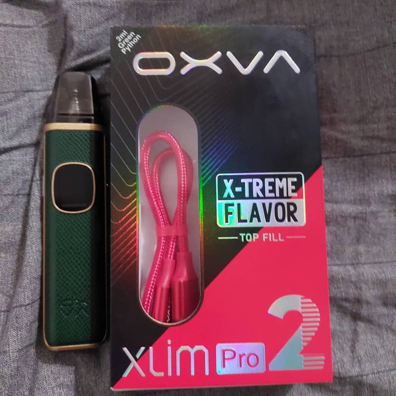 Oxva Slim pro 2 pod vape near brand new condition with 30 ml flavour 3