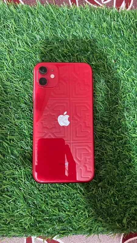 iphone 11 red Color condition 10/9.2 non Pta Jv all ok battery 73% 7