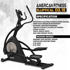 American Fitness Elliptical D3.1E For cardio and fitness